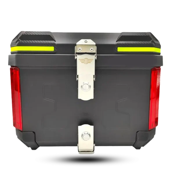 MTX 45L Detachable ABS Motorcycle Top Box with LED – Universal Rear Storage Trunk