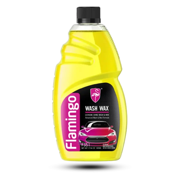 Flamingo Car Wash & Wax Shampoo – Cleans, Shines & Protects