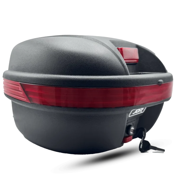 DX 29L Round Motorcycle Top Case – Durable Helmet & Luggage Storage