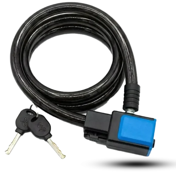 Motorcycle And Helmet Cable Lock