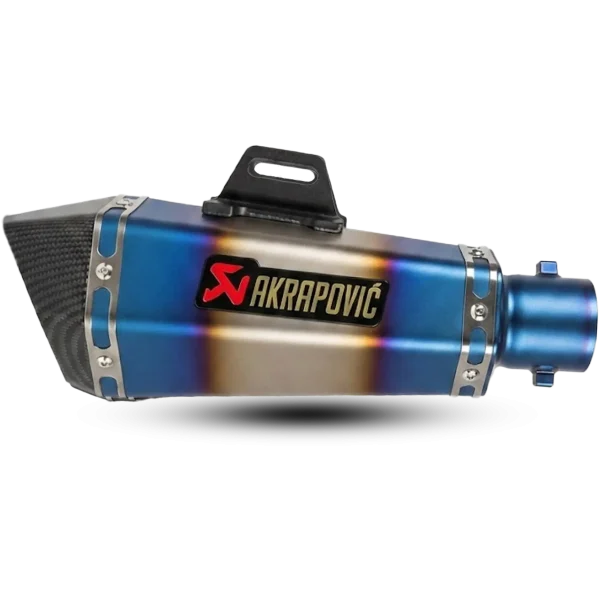 Akrapovic Style Multi Shark Exhaust – Aggressive Motorcycle Silencer