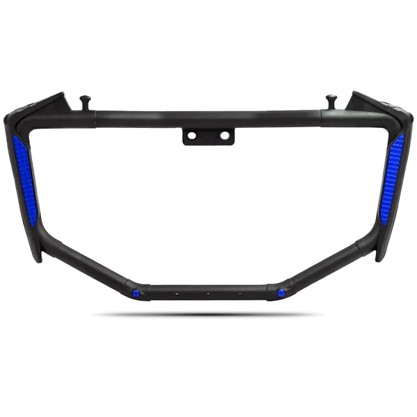 Heavy-Duty Blue ABS Engine Crash Guard for Motorcycles